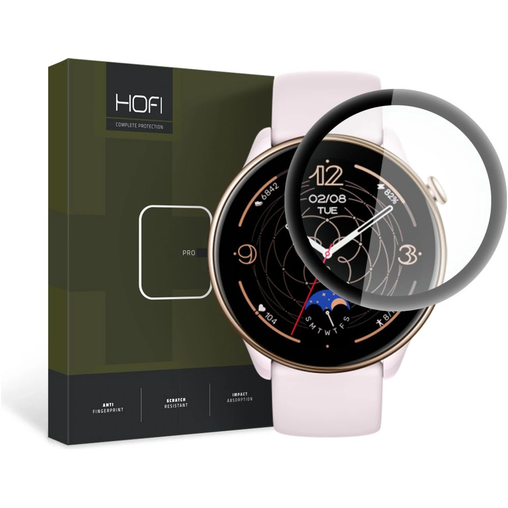 Hurtownia GSM - Sticlă hibridă Hofi Hybrid Pro+ Amazfit GTR Mini Black - HOFI376 - {ean13} - Hurt