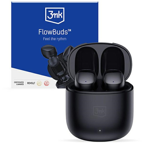 3MK Distributor - 5903108497404 - 3MK4780 - 3MK FlowBuds TWS Earphones Bluetooth 5.3 black - B2B homescreen