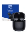 Căști TWS 3MK FlowBuds Bluetooth 5.3 negre