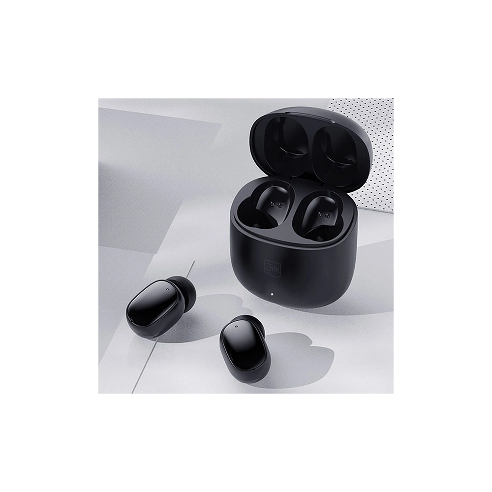 Hurtownia GSM - Fülhallgató TWS 3MK FlowBuds Bluetooth 5.3 fekete - 3MK4780 - {ean13} - Hurt