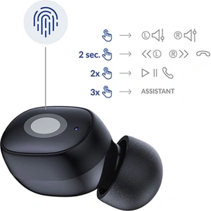 Wholesale 3MK FlowBuds TWS Earphones Bluetooth 5.3 black - 3MK4780 - {ean13} - Hurt