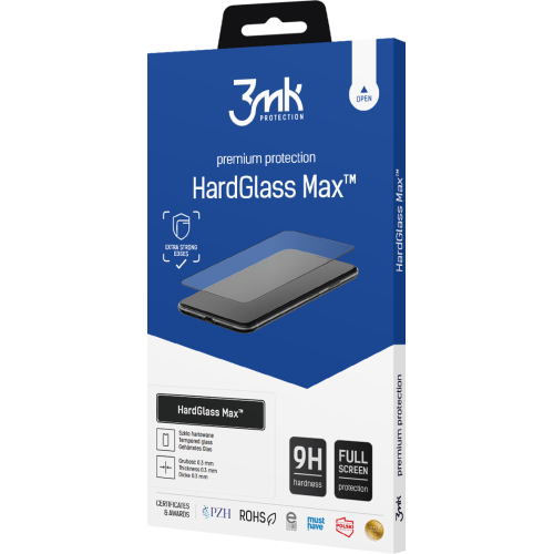 3MK Distributor - 5903108516532 - 3MK4792 - 3MK HardGlass Max Samsung Galaxy A54 5G black - B2B homescreen