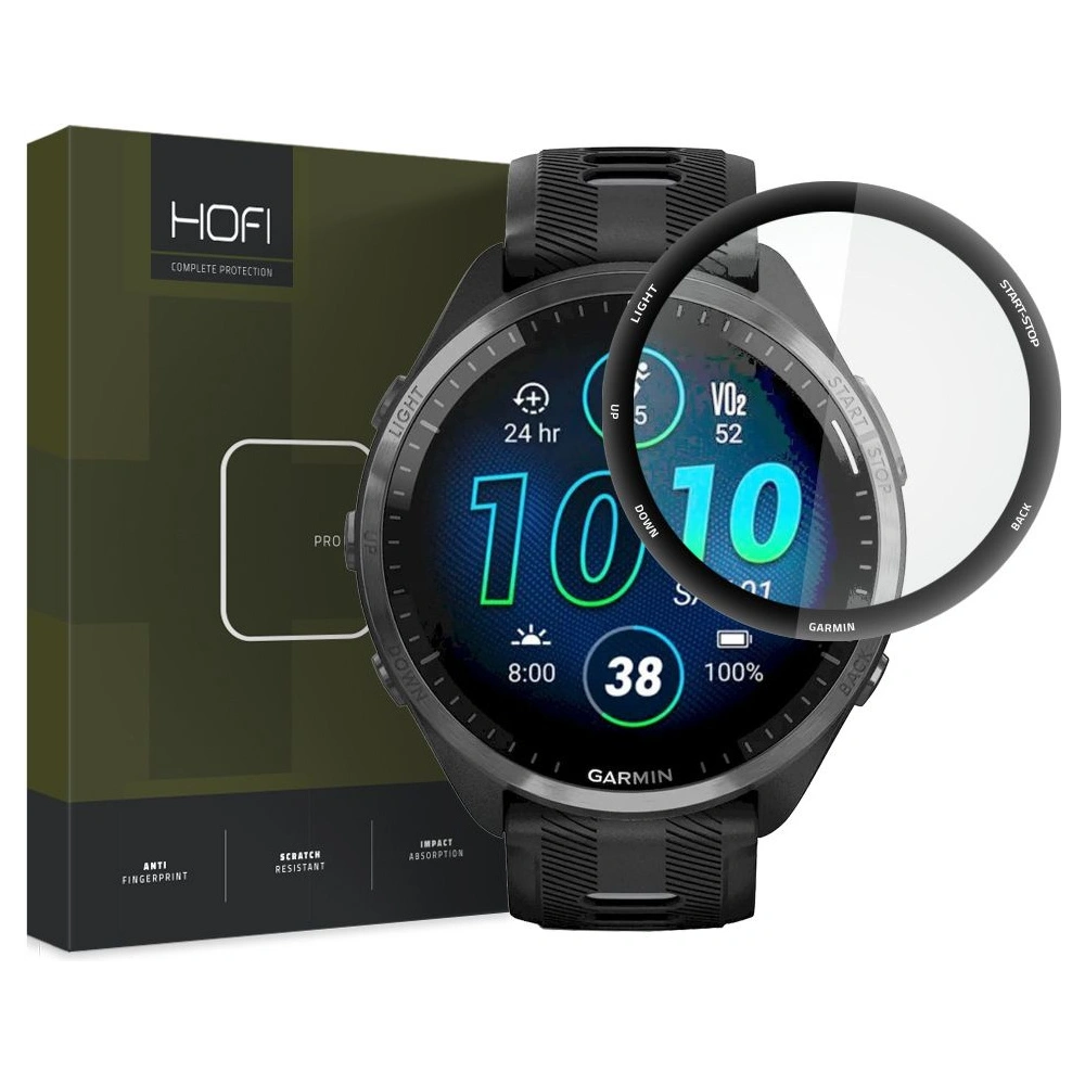 Hurtownia GSM - Hibrid üveg Hofi Hybrid Pro+ Garmin Forerunner 965 Fekete - HOFI379 - {ean13} - Hurt