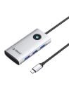 Dokovací stanice HUB 6v1 Orico USB-C, HDMI, 3xUSB (stříbrná)