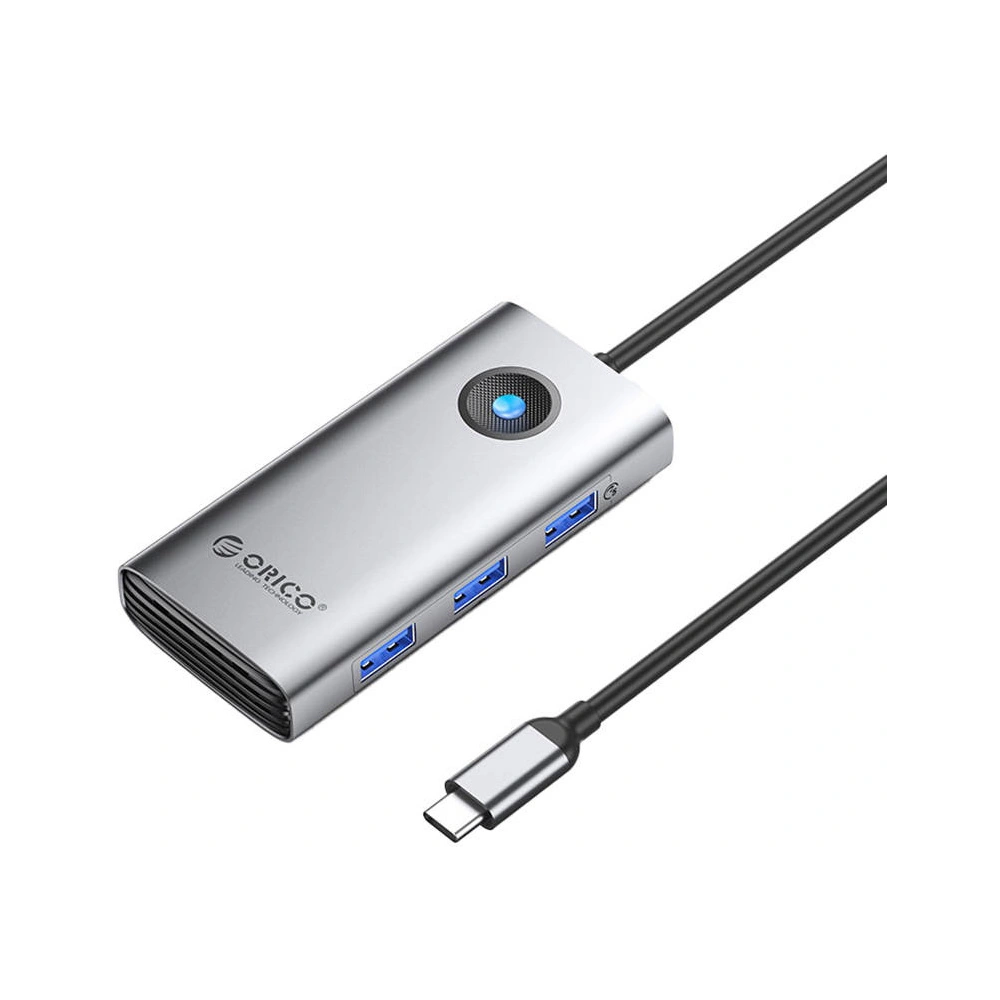 Hurtownia GSM - Dokkoló állomás HUB 6 az 1-ben Orico USB-C, HDMI, 3xUSB (szürke) - ORC146 - {ean13} - Hurt