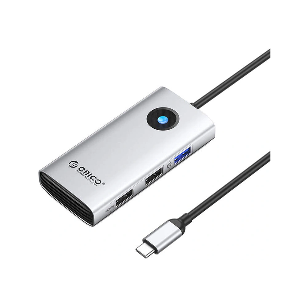 Hurtownia GSM - Dokovací stanice HUB 5v1 Orico USB-C, HDMI, 2xUSB (stříbrná) - ORC147 - {ean13} - Hurt
