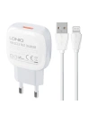 Ładowarka sieciowa LDNIO A1306Q 18W + kabel Lightning