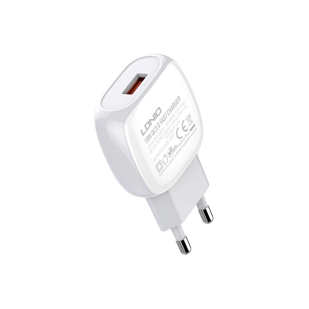 Hurtownia GSM - Nabíječka LDNIO A1307Q 18W + Lightning kabel - LDN115 - {ean13} - Hurt