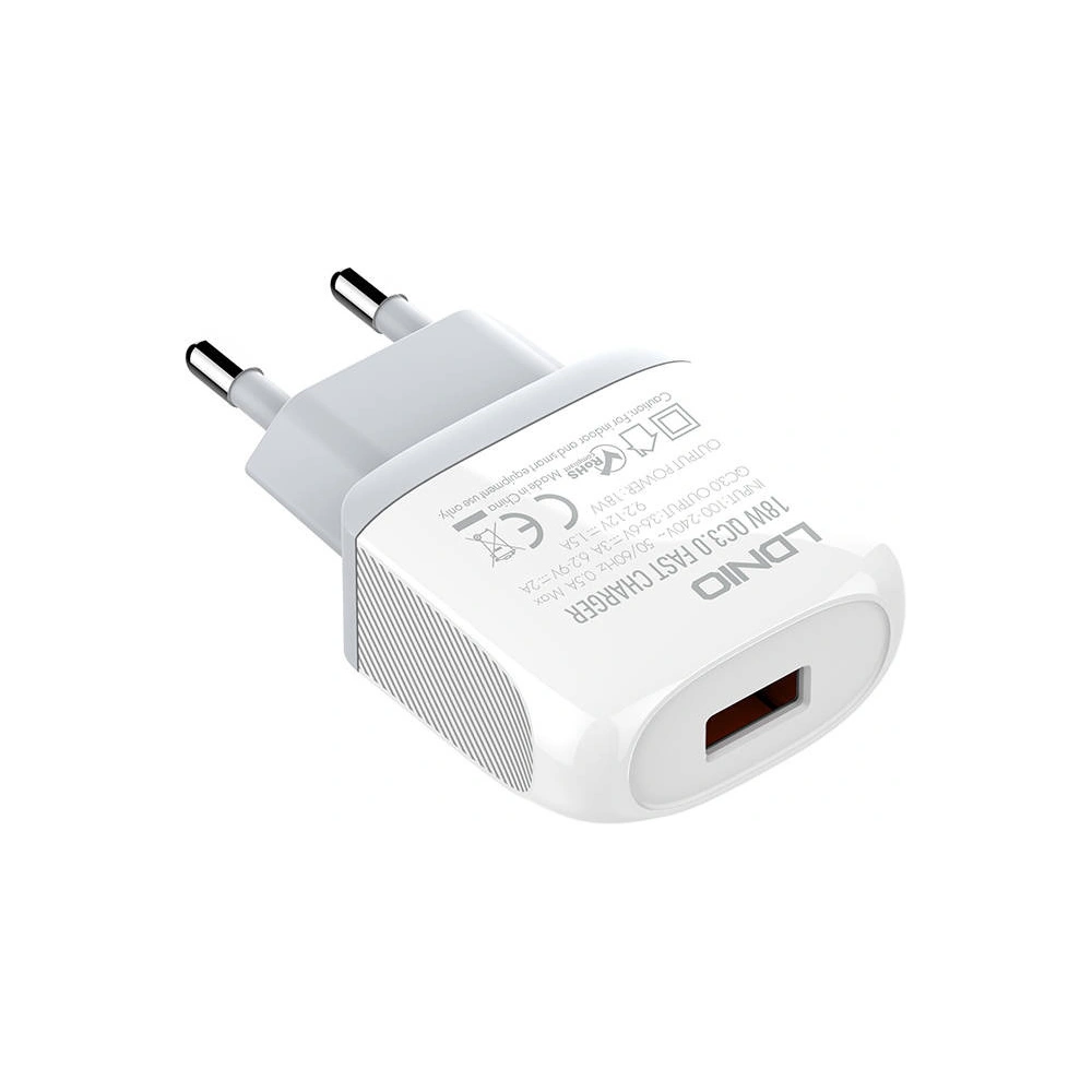 Hurtownia GSM - Netzteil LDNIO A1307Q 18W + USB-C-Kabel - LDN117 - {ean13} - Hurt