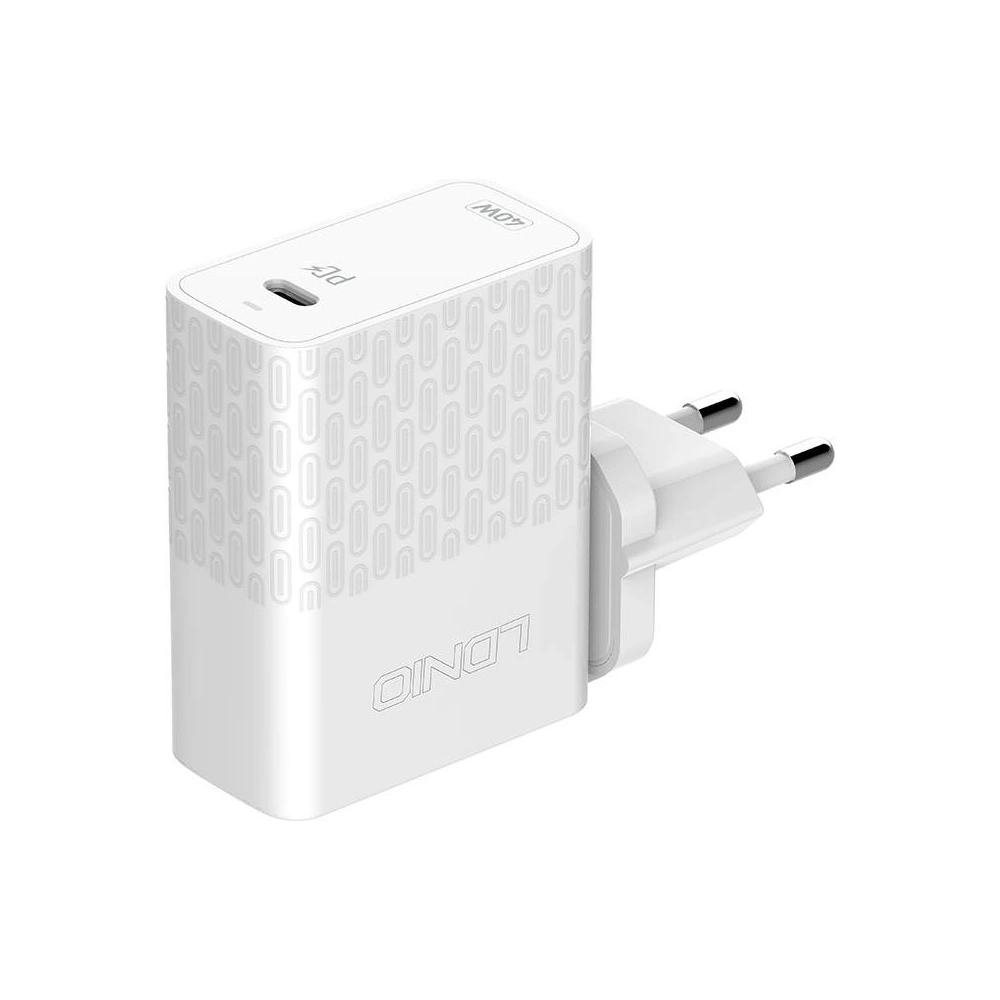Hurtownia GSM - Hálózati töltő LDNIO A1405C USB-C 40W + USB-C/Lightning kábel - LDN118 - {ean13} - Hurt
