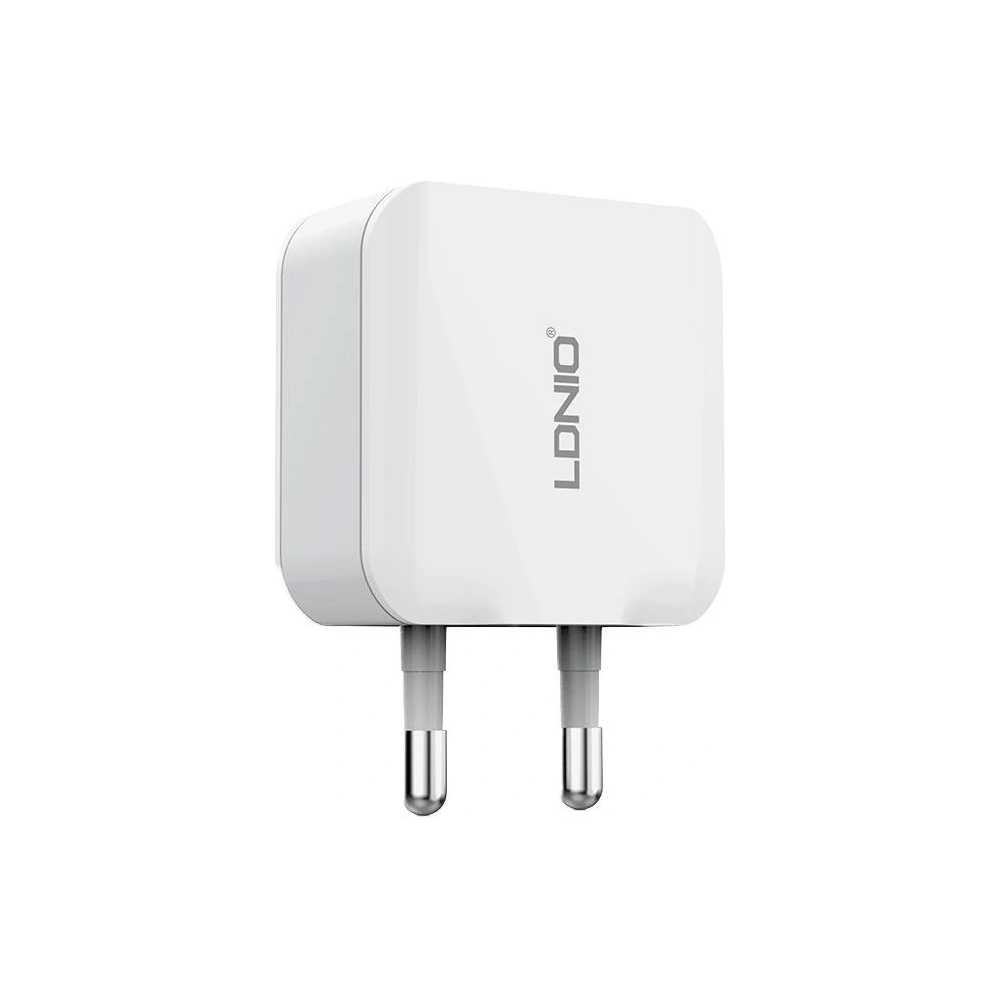 Hurtownia GSM - Încărcător de rețea LDNIO A2201 2xUSB-A + cablu Lightning - LDN123 - {ean13} - Hurt