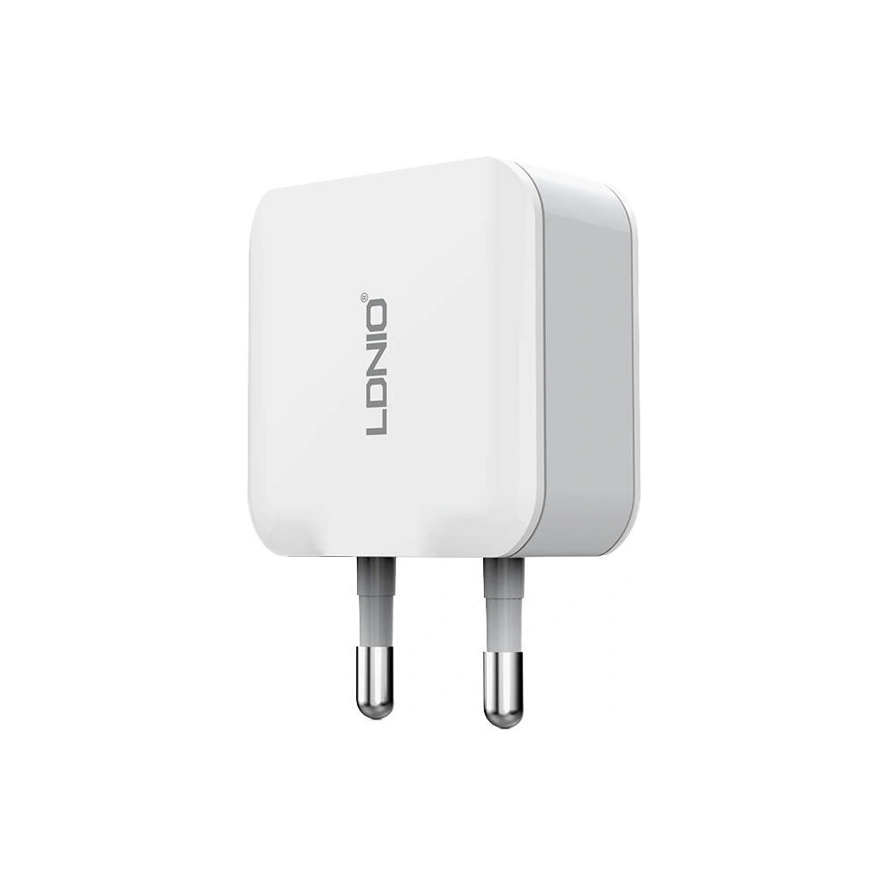 Hurtownia GSM - Încărcător de rețea LDNIO A2201 2xUSB-A + cablu Lightning - LDN123 - {ean13} - Hurt