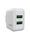 Hurtownia GSM - Încărcător de rețea LDNIO A2201 2xUSB-A + cablu Lightning - LDN123 - {ean13} - Hurt