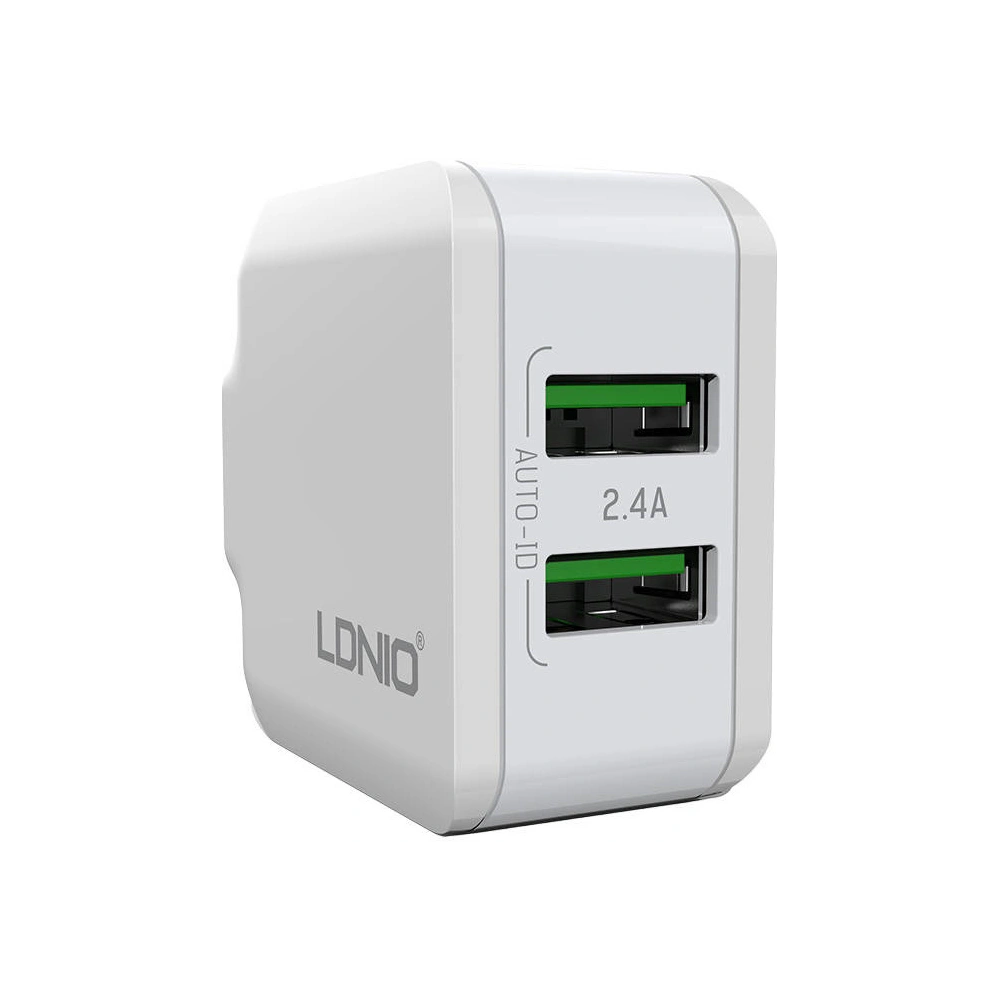Hurtownia GSM - Încărcător de rețea LDNIO A2201 2xUSB-A + cablu Micro USB - LDN124 - {ean13} - Hurt