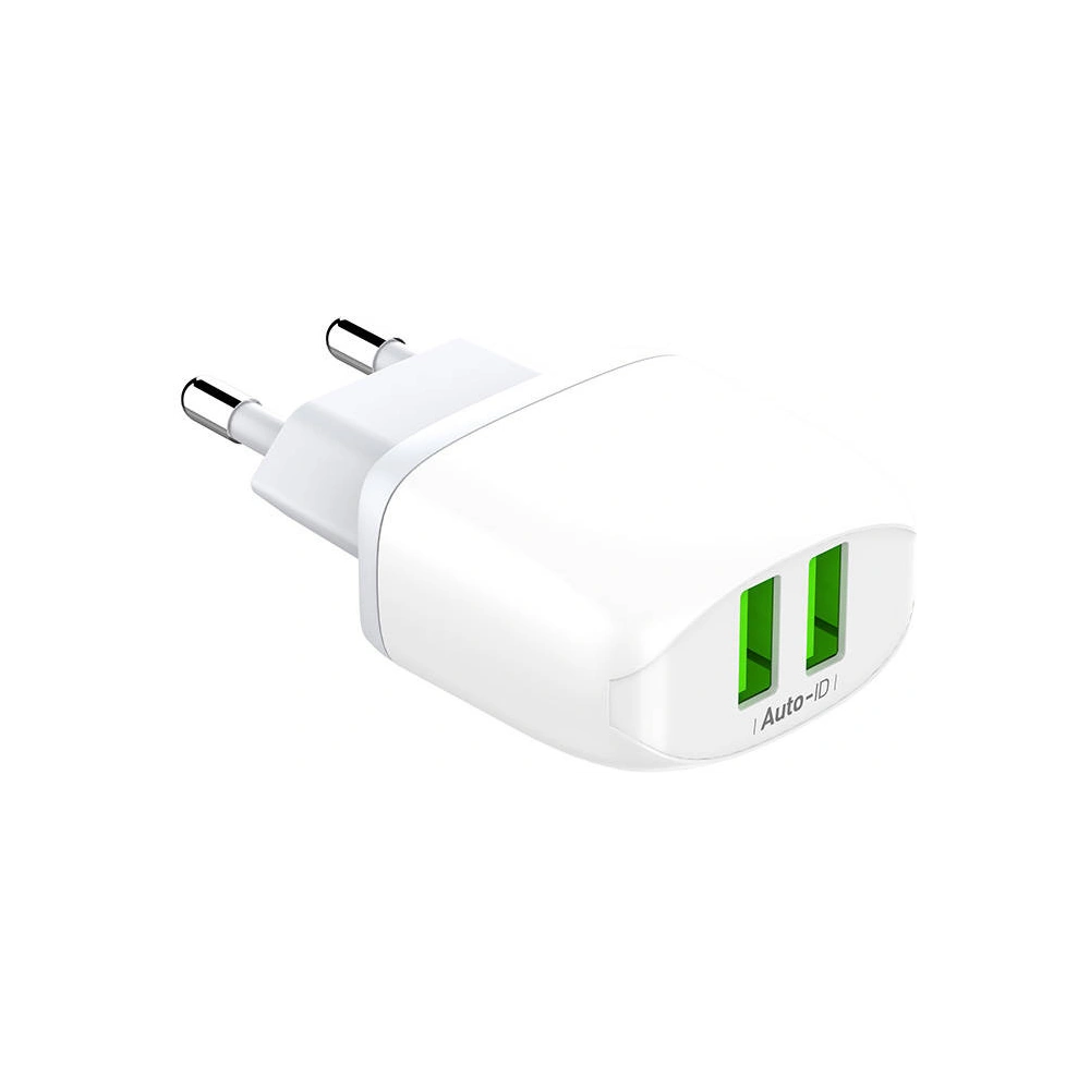 Hurtownia GSM - Ładowarka sieciowa LDNIO A2219 2xUSB-A + kabel Lightning - LDN132 - {ean13} - Hurt