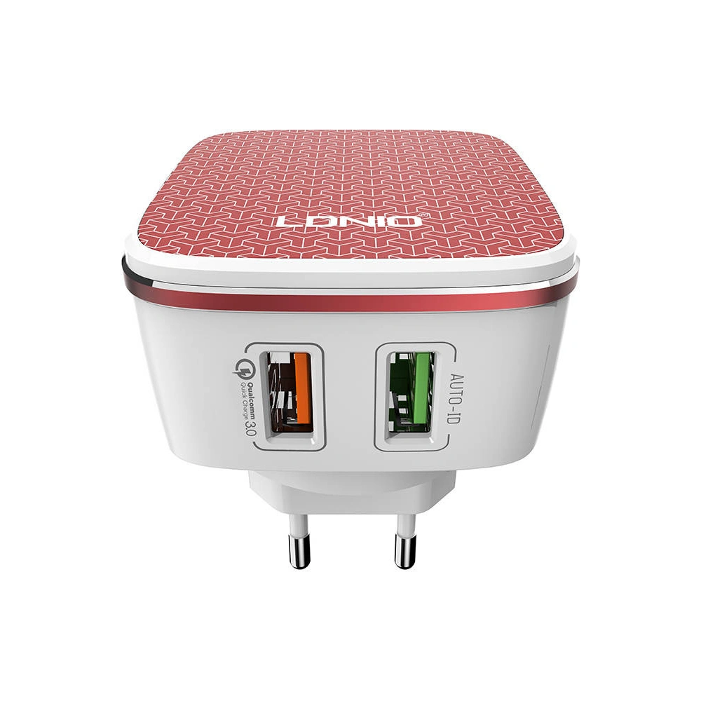 Hurtownia GSM - Netzteil LDNIO A2405Q 2xUSB-A + Lightning-Kabel - LDN146 - {ean13} - Hurt