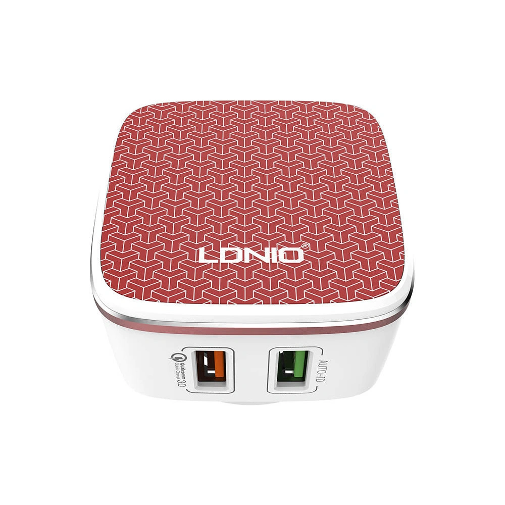 Hurtownia GSM - Netzteil LDNIO A2405Q 2xUSB-A + Lightning-Kabel - LDN146 - {ean13} - Hurt