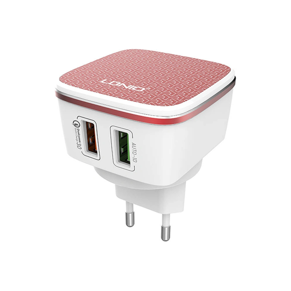Hurtownia GSM - Netzteil LDNIO A2405Q 2xUSB-A + Lightning-Kabel - LDN146 - {ean13} - Hurt