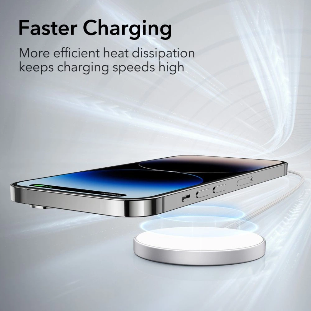 Hurtownia GSM - Încărcător wireless ESR Halolock Mini Magnetic MagSafe Wireless Charger Silver - ESR668 - {ean13} - Hurt