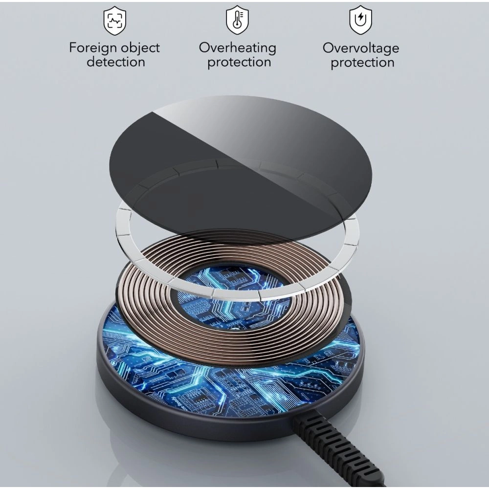 Hurtownia GSM - Vezeték nélküli töltő ESR Halolock Mini Magnetic MagSafe vezeték nélküli töltő fekete - ESR669 - {ean13} - Hurt