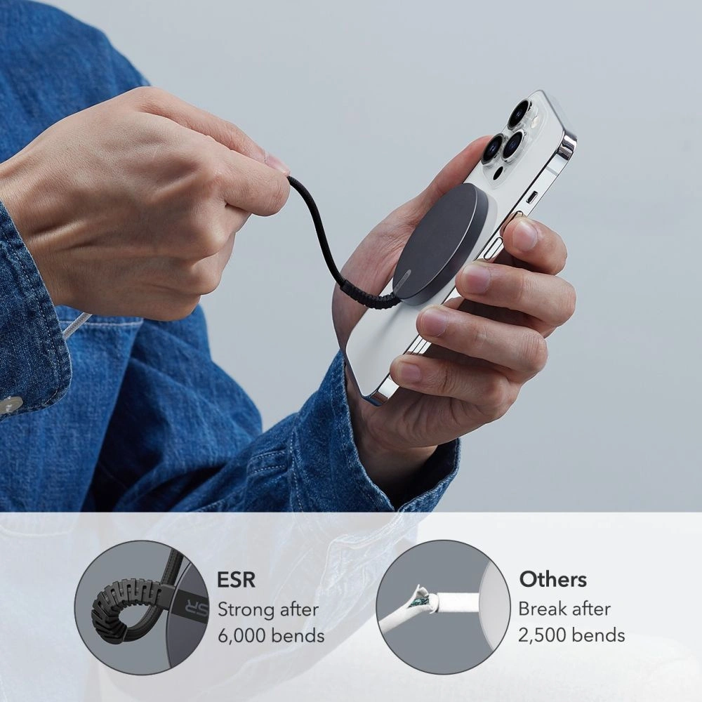 Hurtownia GSM - Vezeték nélküli töltő ESR Halolock Mini Magnetic MagSafe vezeték nélküli töltő fekete - ESR669 - {ean13} - Hurt