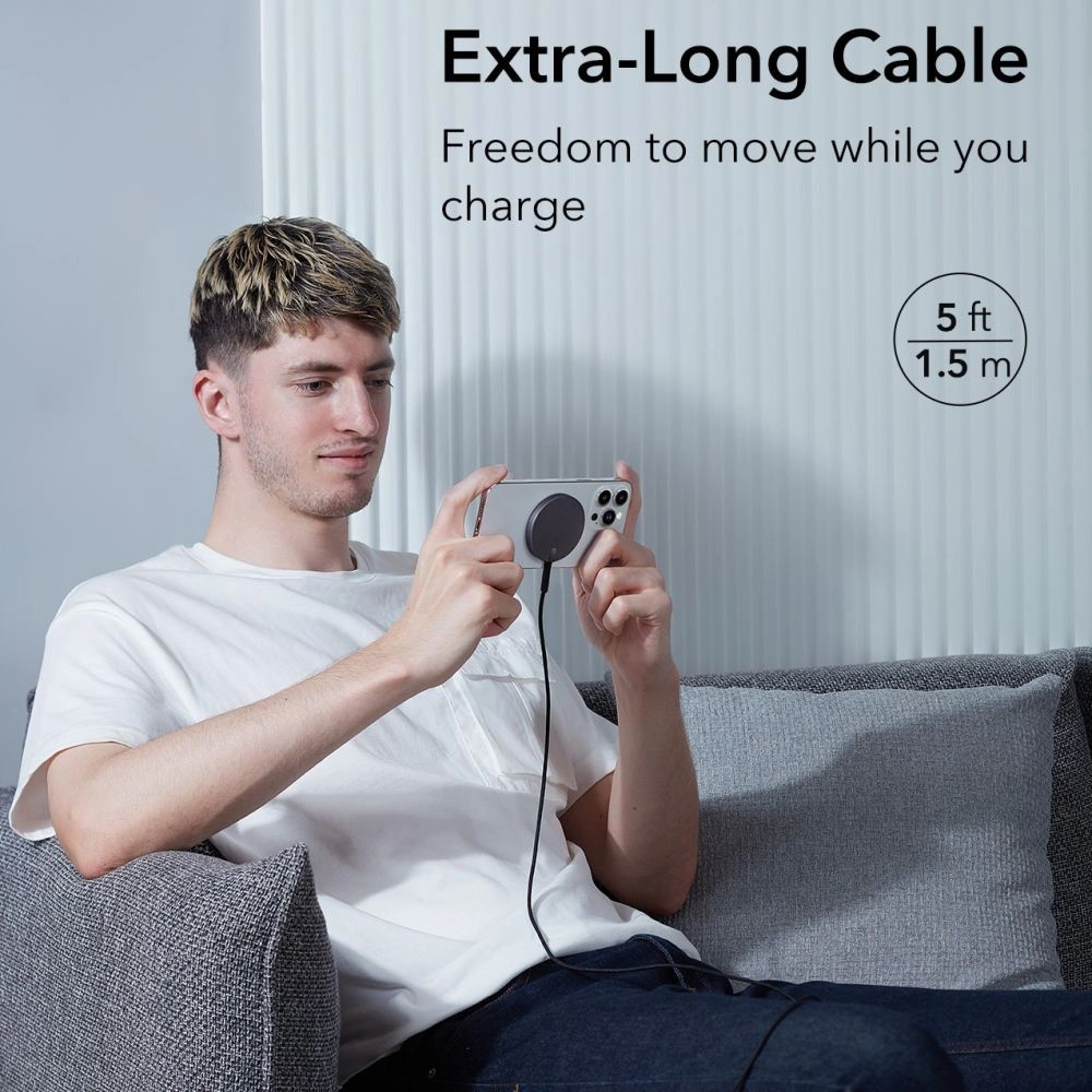 Hurtownia GSM - Vezeték nélküli töltő ESR Halolock Mini Magnetic MagSafe vezeték nélküli töltő fekete - ESR669 - {ean13} - Hurt