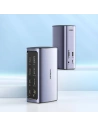 Hurtownia GSM - UGREEN CM555 Dockingstation HUB 12in1 USB-C - USB HDMI DP RJ45 AUX SD TF grau - UGR1491 - {ean13} - Hurt