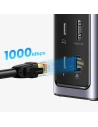 Hurtownia GSM - Stacja dokująca UGREEN CM555 HUB 12w1 USB-C - USB HDMI DP RJ45 AUX SD TF szara - UGR1491 - {ean13} - Hurt