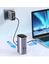 Hurtownia GSM - Stacja dokująca UGREEN CM555 HUB 12w1 USB-C - USB HDMI DP RJ45 AUX SD TF szara - UGR1491 - {ean13} - Hurt