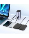 Hurtownia GSM - Dokovací stanice UGREEN CM555 HUB 12v1 USB-C - USB HDMI DP RJ45 AUX SD TF šedá - UGR1491 - {ean13} - Hurt
