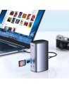 Hurtownia GSM - Stacja dokująca UGREEN CM555 HUB 12w1 USB-C - USB HDMI DP RJ45 AUX SD TF szara - UGR1491 - {ean13} - Hurt
