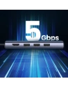 Hurtownia GSM - Adaptér HUB UGREEN CM475 5v1 USB C - 3x USB 3.0/HDMI/RJ45 šedý - UGR1492 - {ean13} - Hurt