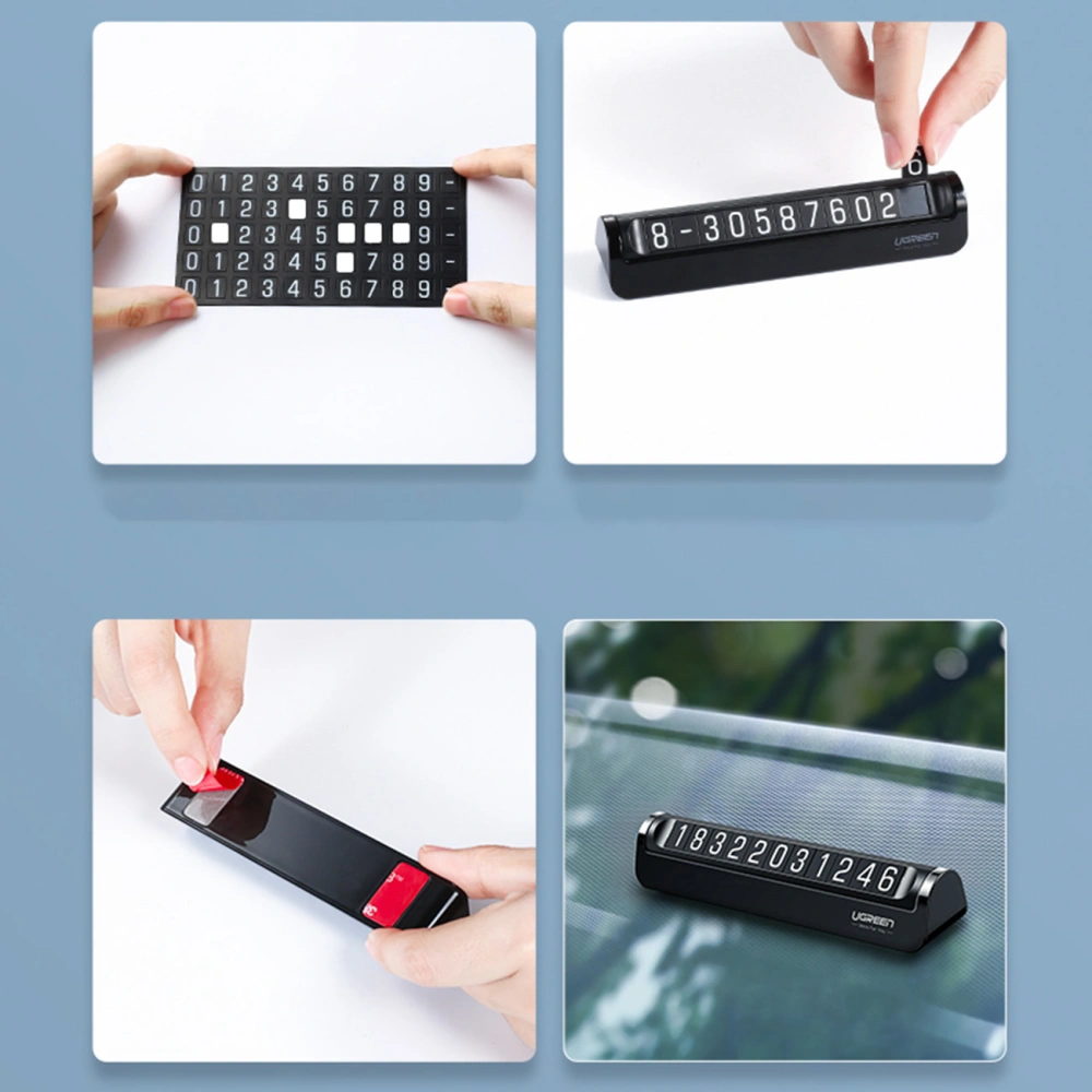 Wholesale UGREEN LP178 car telephone number plate Black - UGR1493 - {ean13} - Hurt