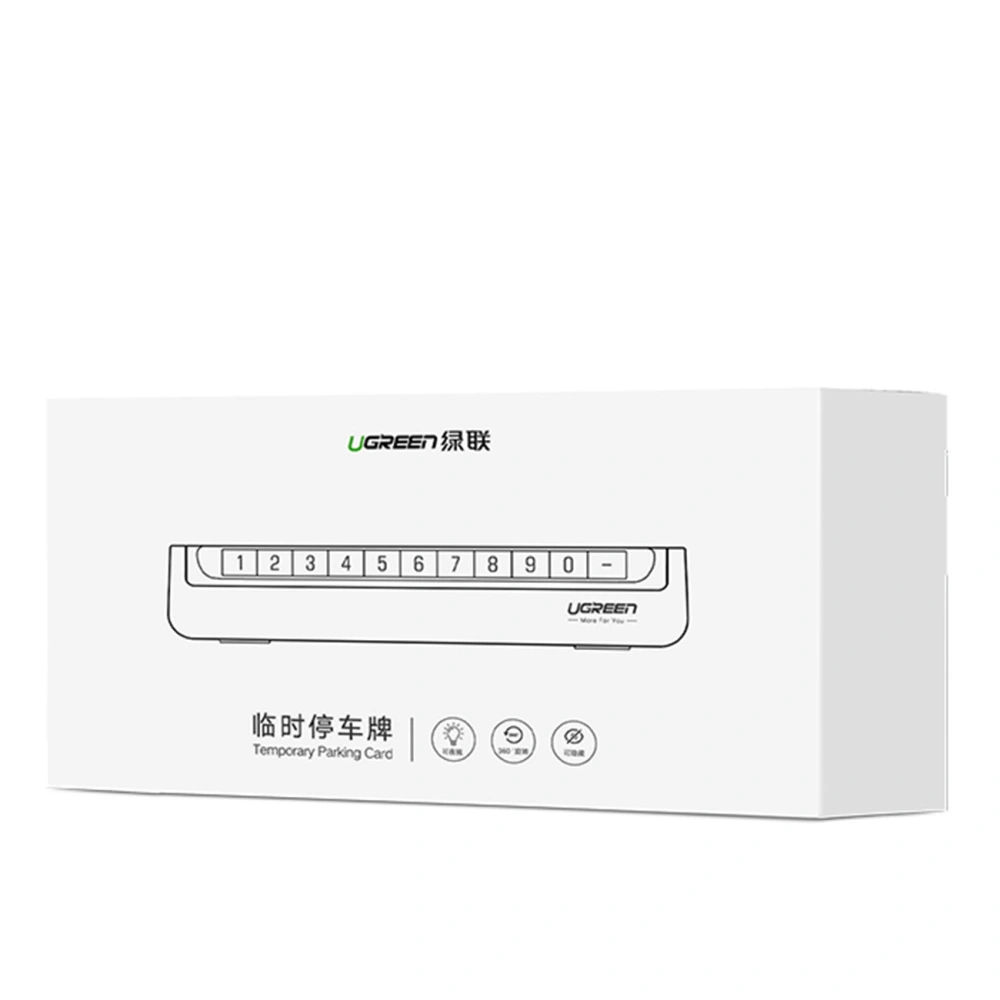 Hurtownia GSM - UGREEN LP178 fekete parkoló táblácska autóhoz telefonszámmal - UGR1493 - {ean13} - Hurt