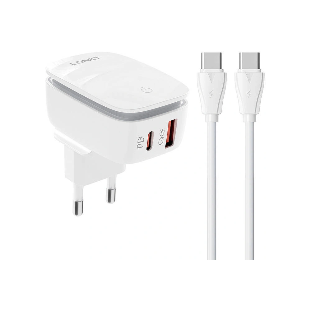 Hurtownia GSM - Netzteil LDNIO A2425C USB-A, USB-C + USB-C/USB-C Kabel - LDN162 - {ean13} - Hurt