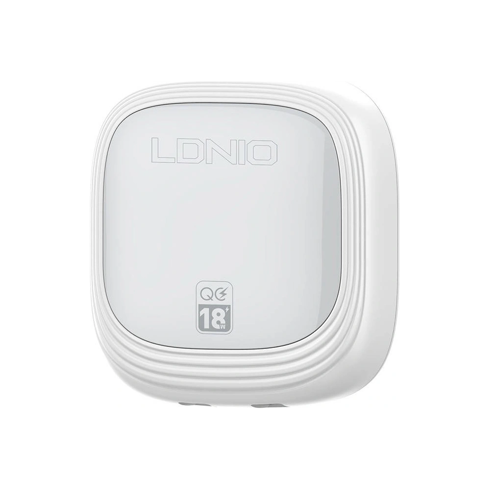 Hurtownia GSM - Încărcător de rețea LDNIO A2512Q 2xUSB-A 18W + cablu Lightning - LDN163 - {ean13} - Hurt