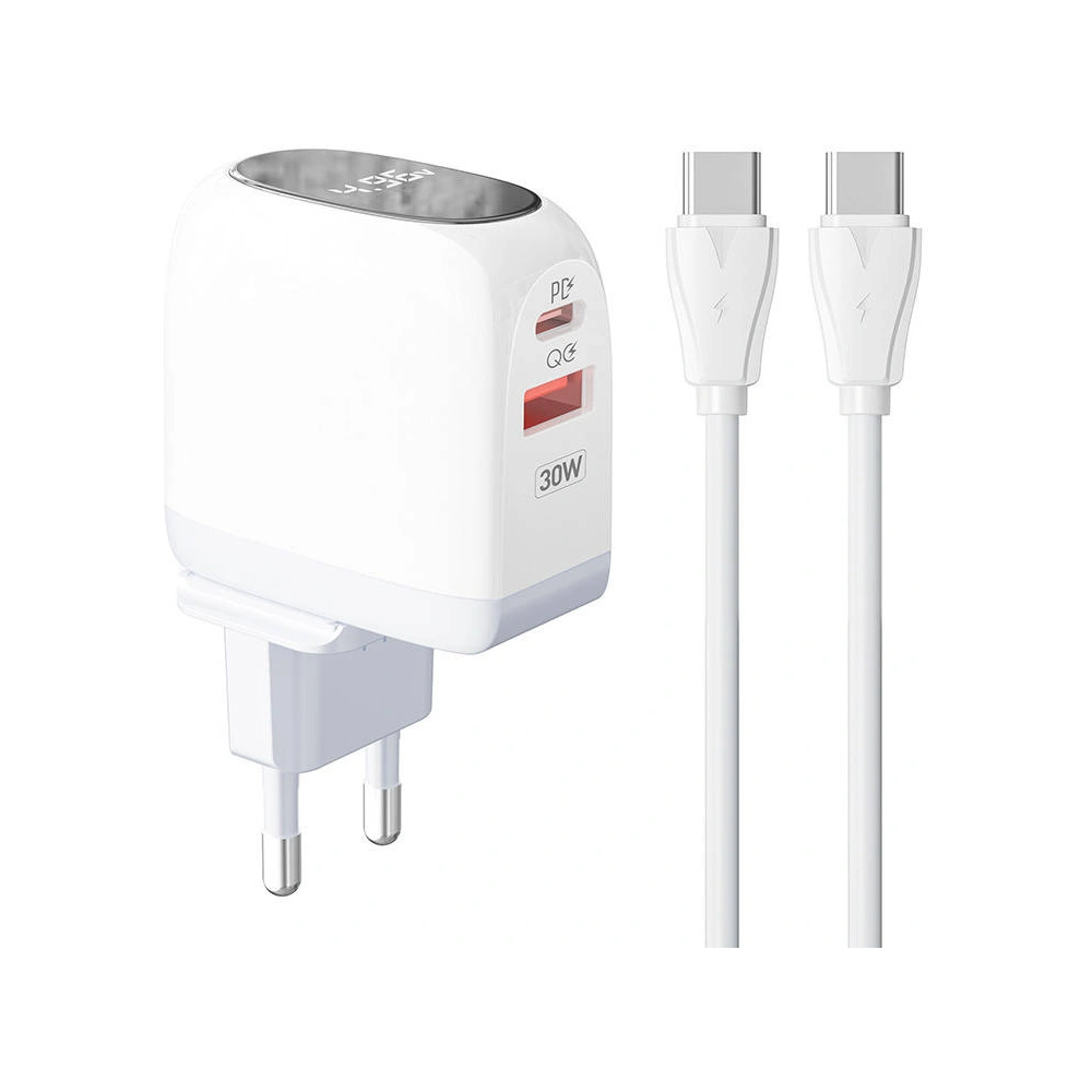 Hurtownia GSM - Netzteil LDNIO A2522C USB-A, USB-C 30W + USB-C/USB-C-Kabel - LDN170 - {ean13} - Hurt
