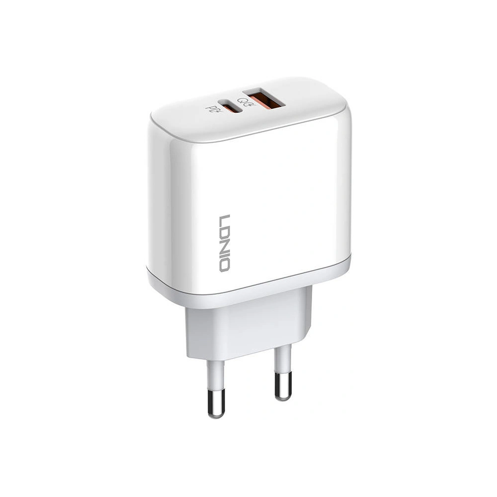 Wholesale LDNIO A2526C Wall Charger USB-A, USB-C 45W + microUSB cable 45W - LDN171 - {ean13} - Hurt