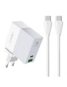 Wholesale LDNIO A2620C Wall Charger USB-A, USB-C 65W + USB-C/USB-C cable - LDN173 - {ean13} - Hurt