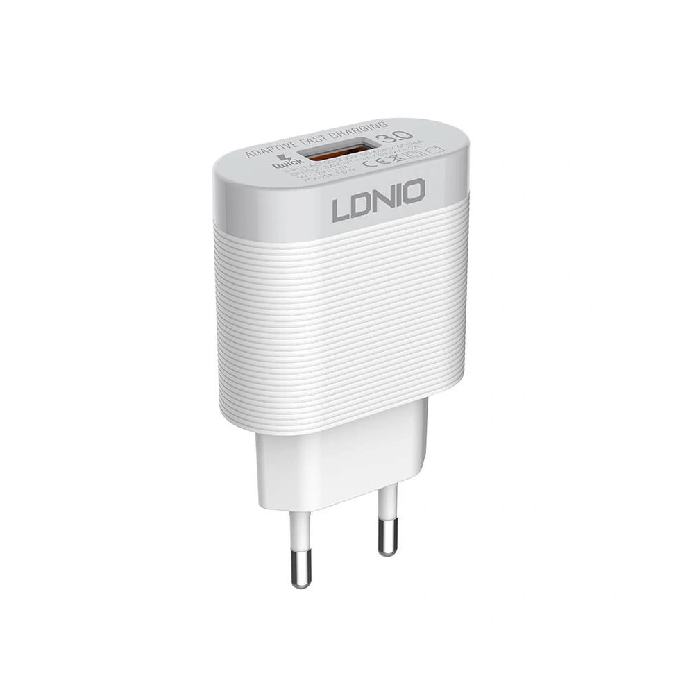 Hurtownia GSM - Síťová nabíječka LDNIO A303Q USB-A 18W + kabel USB-C - LDN176 - {ean13} - Hurt