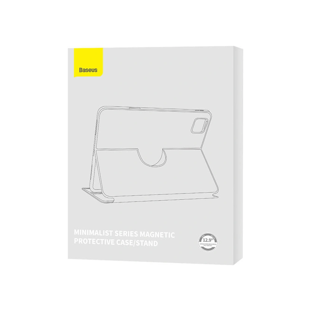 Hurtownia GSM - Magnetikus tok Baseus Minimalista Apple iPad Pro 12.9 2018/2020/2021/2022 (3., 4., 5. és 6. generáció) (világos szürke) - BSU4009 - {ean13} - Hurt