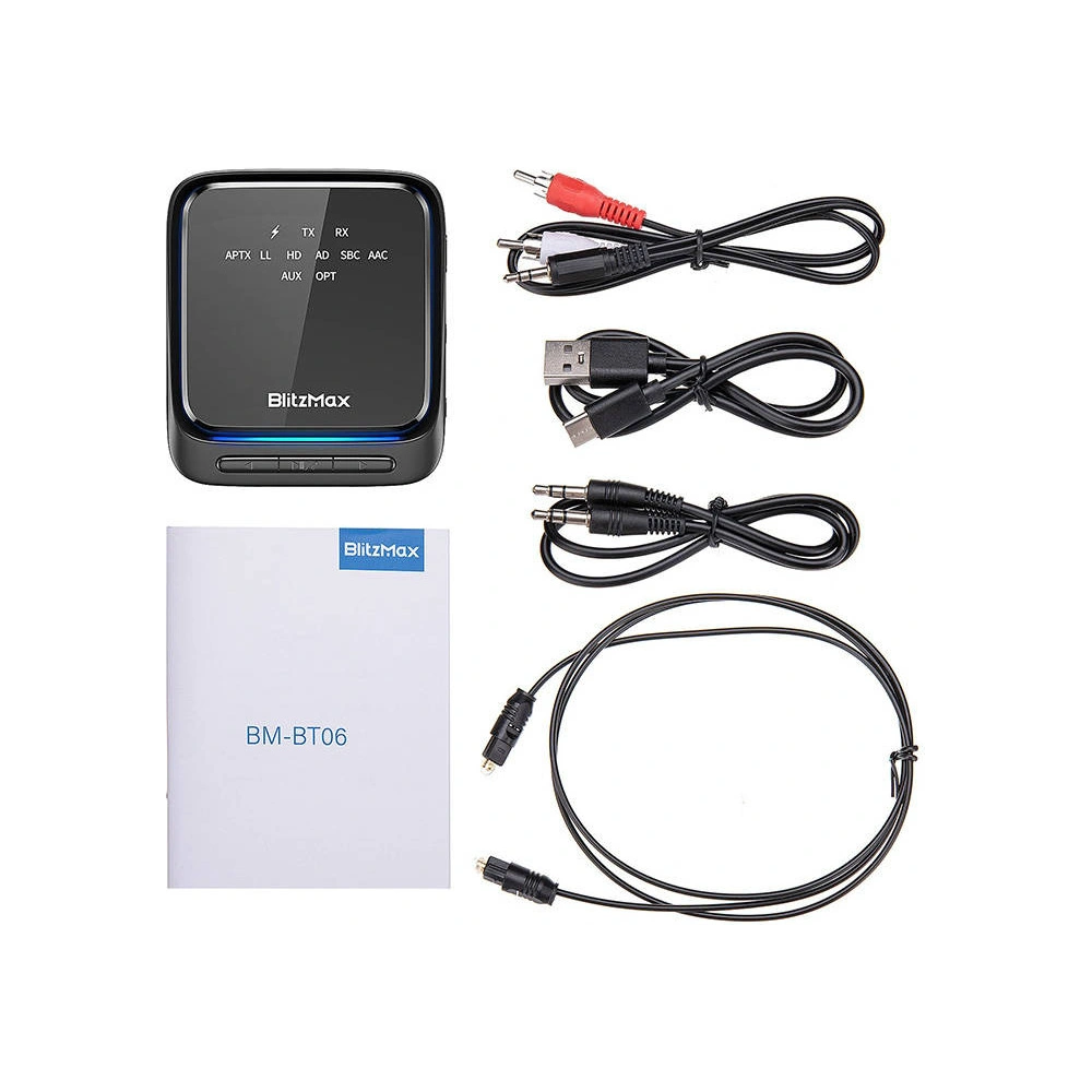 Hurtownia GSM - Bluetooth 5.2 Transmitter/Receiver Blitzwolf BlitzMax BT06, aptX - BLZ558 - {ean13} - Hurt