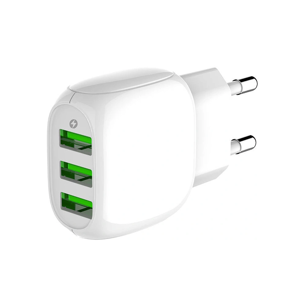 Wholesale LDNIO A3315 Wall Charger 3xUSB + Lightning cable - LDN180 - {ean13} - Hurt