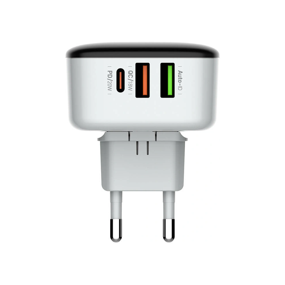 Hurtownia GSM - Síťová nabíječka LDNIO A3513Q 2xUSB-A, USB-C 32W + kabel USB-C/USB-C - LDN187 - {ean13} - Hurt
