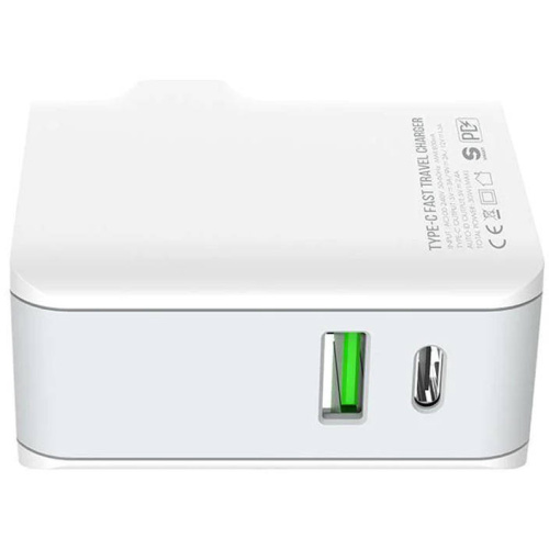 LDNIO Distributor - 5905316142329 - LDN188 - LDNIO A4403C Wall Charger USB-A, USB-C 20W + Lightning cable - B2B homescreen