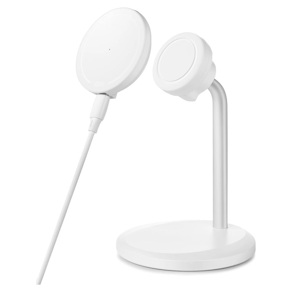 Hurtownia GSM - Încărcător wireless ESR Halolock Shift Magnetic MagSafe Wireless Charger Alb - ESR670 - {ean13} - Hurt
