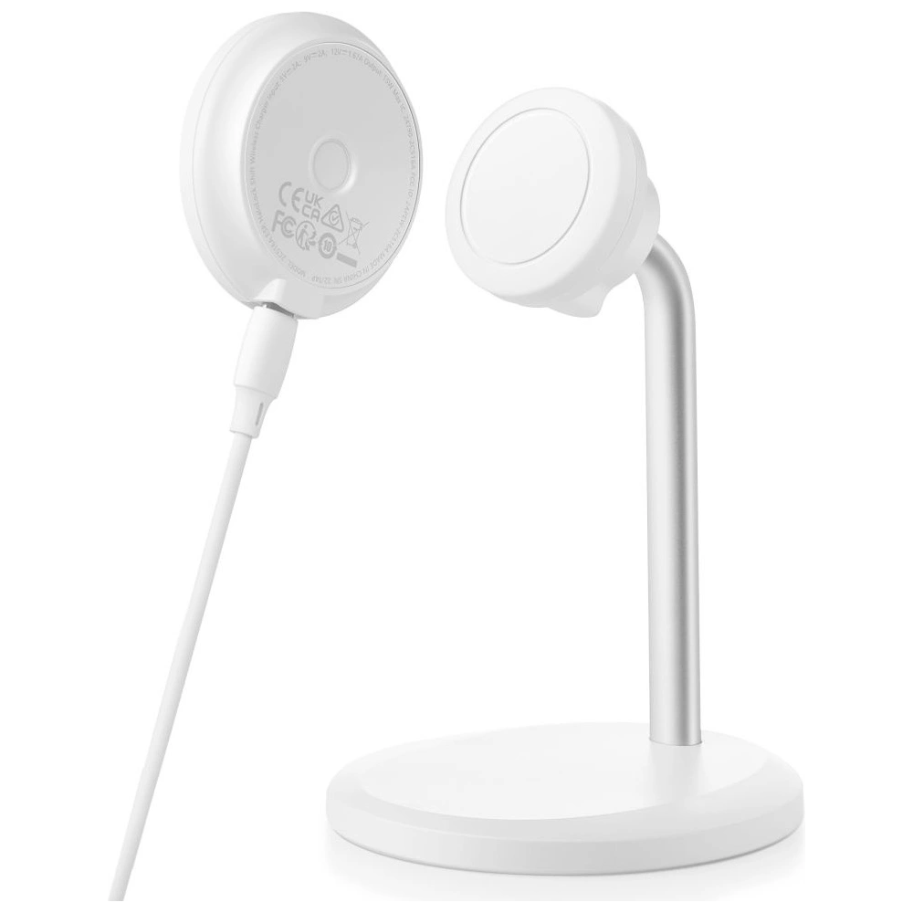 Hurtownia GSM - Bezdrátová nabíječka ESR Halolock Shift Magnetic MagSafe Wireless Charger Bílá - ESR670 - {ean13} - Hurt