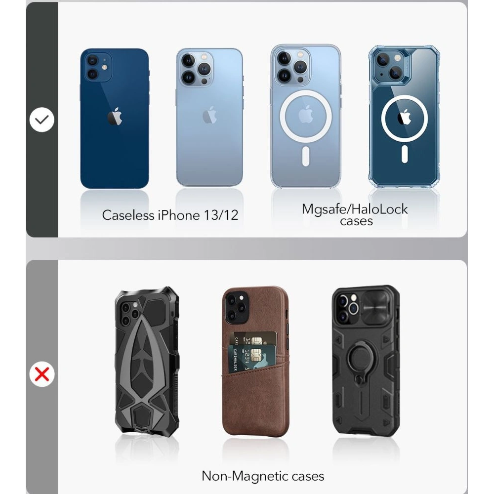 Hurtownia GSM - Vezeték nélküli töltő ESR Halolock Shift Magnetic MagSafe vezeték nélküli töltő fehér - ESR670 - {ean13} - Hurt