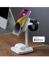 Hurtownia GSM - Încărcător wireless ESR Halolock 3in1 Watch Magnetic MagSafe Wireless Charger Alb - ESR671 - {ean13} - Hurt