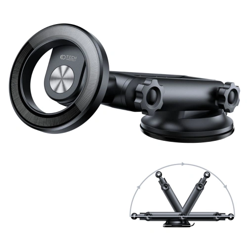 Uchwyt samochodowy Tech-Protect N53 Magnetic MagSafe Dashboard Car Mount Black